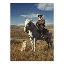 Load image into Gallery viewer, Digitally Restored and Enhanced 1942 Montana Shepherd Print - Gravelly Range Madison County Western Ranching FSA - High Country Heritage - Archival Print
