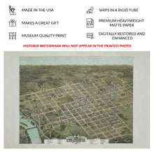 Load image into Gallery viewer, Digitally Restored and Enhanced 1872 Birds Eye View Columbia South Carolina Print - Drie Reconstruction Era State Capital - Post War - Archival Print
