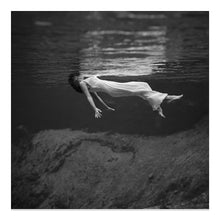 Load image into Gallery viewer, Digitally Restored and Enhanced 1947 Toni Frissell Underwater Woman Print - Florida Fashion Photography Weeki Wachee - Mid Century Art - Archival Print
