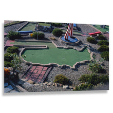 Load image into Gallery viewer, Digitally Restored and Enhanced 1996 Weirs Beach Mini Golf Print - Lake Winnipesaukee New Hampshire Roadside Americana - Summer Resort - Archival Print
