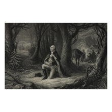 Cargar imagen en el visor de la galería, Digitally Restored and Enhanced 1866 Prayer at Valley Forge Print - Washington Revolutionary War Winter Patriotic Art - Independence - Archival Print
