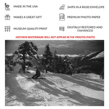 Load image into Gallery viewer, Digitally Restored and Enhanced 1939 Cannon Mountain Skiing Print - White Mountains New Hampshire Winter Sports FSA - Alpine Pioneer Era - Archival Print
