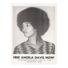 Load image into Gallery viewer, Digitally Restored and Enhanced 1971 Free Angela Davis Poster Print - Civil Rights Protest Art Political Graphics - Movement Era - Archival Print
