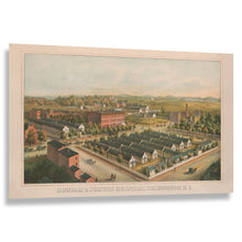 Load image into Gallery viewer, Digitally Restored and Enhanced 1864 Douglas Stanton Hospitals Washington DC Print - Magnus Civil War Union Medical Camp - Union - Archival Print
