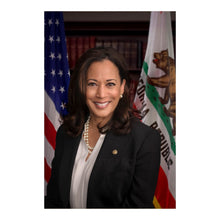 Cargar imagen en el visor de la galería, Digitally Restored and Enhanced 2017 Kamala Harris Print - California Senator Official Portrait - U.S. Senate Historic Milestone - Archival Print
