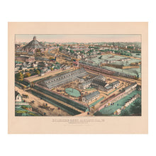 Load image into Gallery viewer, Digitally Restored and Enhanced 1864 Soldiers Rest Alexandria Virginia Print - Magnus Civil War Union Transit Camp Railroad - Union - Archival Print
