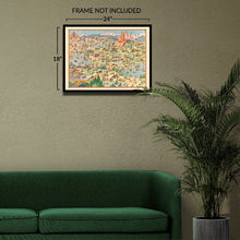 Cargar imagen en el visor de la galería, Digitally Restored and Enhanced 1948 Vacation Land Illustrated Road Map - Postwar Motoring Era - Mid Century Travel Art - American Roadside Americana
