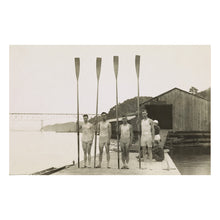 Load image into Gallery viewer, Digitally Restored and Enhanced 1913 Penn Crew Team Print - Ivy League Rowing Poughkeepsie Regatta Collegiate - Hudson River Heritage - Archival Print
