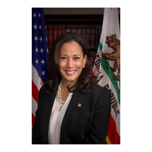 Cargar imagen en el visor de la galería, Digitally Restored and Enhanced 2017 Kamala Harris Print - California Senator Official Portrait - U.S. Senate Historic Milestone - Archival Print
