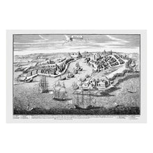 Cargar imagen en el visor de la galería, Digitally Restored and Enhanced 1700 Brest France Harbor Bird's Eye View Map - Naval Port Cartography - Royal Arsenal and Warship Roadstead - Museum-Quality Print
