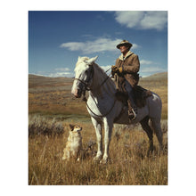 Load image into Gallery viewer, Digitally Restored and Enhanced 1942 Montana Shepherd Print - Gravelly Range Madison County Western Ranching FSA - High Country Heritage - Archival Print
