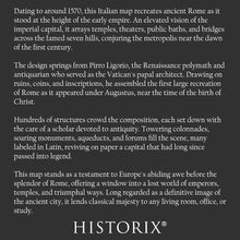 Cargar imagen en el visor de la galería, Digitally Restored and Enhanced 1570 Ligorio Map of Ancient Rome Print - Renaissance Imperial City Seven Hills Vatican Antiquarian - Italian Era - Archival Print
