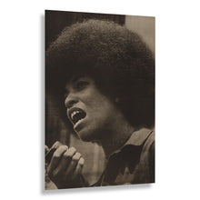 Load image into Gallery viewer, Digitally Restored and Enhanced 1965 Angela Davis Portrait Poster Print - Civil Rights Era Political Graphics Activist - Protest Art - Archival Print
