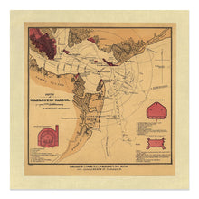 Load image into Gallery viewer, Digitally Restored and Enhanced 1860 Charleston Harbor Fort Sumter Map - Antebellum South Carolina - Nautical Chart Art - Atlantic Coast Lowcountry
