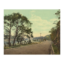 Load image into Gallery viewer, Digitally Restored and Enhanced 1900 Schuylkill River Fairmount Park Print - Philadelphia Pennsylvania Landscape - City Beautiful Era - Archival Print
