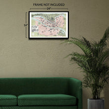 Load image into Gallery viewer, Digitally Restored and Enhanced 1894 Lyon France Monumental City Map - Belle Epoque Cartography - Rhone and Saone Confluence - Museum-Quality Print

