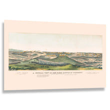 Cargar imagen en el visor de la galería, Digitally Restored and Enhanced 1859 Great Battle of Solferino Print - Italian Unification France Austria Military Art - Red Cross - Archival Print
