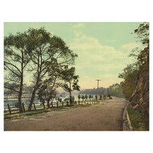 Load image into Gallery viewer, Digitally Restored and Enhanced 1900 Schuylkill River Fairmount Park Print - Philadelphia Pennsylvania Landscape - City Beautiful Era - Archival Print
