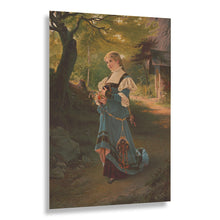 Load image into Gallery viewer, Digitally Restored and Enhanced 1881 Spring Time Print - Victorian Seasonal Portrait Feminine Allegory Gilded Age Art - Decorative - Archival Print
