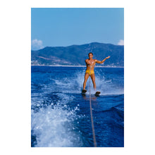 Cargar imagen en el visor de la galería, Digitally Restored and Enhanced 1954 Acapulco Water Skiing Print - Mexico Pacific Coast Resort Golden Age Travel - Mid Century Glamour - Archival Print
