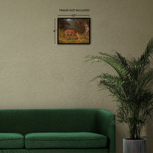 Cargar imagen en el visor de la galería, Digitally Restored and Enhanced 1870 Deer Doe and Fawn Art Print - Victorian Woodland Wildlife - Whitetail Nursery and Bedroom Decor - Museum-Quality Print

