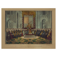 Cargar imagen en el visor de la galería, Digitally Restored and Enhanced 1870 Vatican Council Print - Pope Pius IX First Ecumenical Assembly Catholic Church - Papal History - Archival Print
