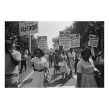 Load image into Gallery viewer, Digitally Restored and Enhanced 1963 March on Washington Print - Civil Rights Movement DC King Era Photograph - Jobs and Freedom - Archival Print
