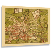 Cargar imagen en el visor de la galería, Digitally Restored and Enhanced 1570 Ligorio Map of Ancient Rome Print - Renaissance Imperial City Seven Hills Vatican Antiquarian - Italian Era - Archival Print
