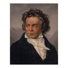 Load image into Gallery viewer, Digitally Restored and Enhanced 1870 Ludwig Van Beethoven Portrait Print - L Prang Classical Composer Music History - Gilded Age - Archival Print
