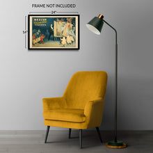Load image into Gallery viewer, Digitally Restored and Enhanced 1894 Kellar Perplexing Cabinet Mysteries Magic Poster - Victorian Era Magician - Entertainment History Art - Archival Reproduction
