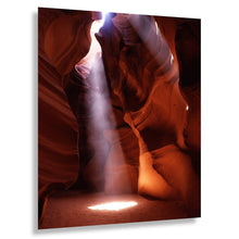 Load image into Gallery viewer, Digitally Restored and Enhanced Arizona Slot Canyon Print - Antelope Canyon Page Southwest Desert Landscape - Navajo Sandstone - Archival Print

