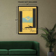 Load image into Gallery viewer, Digitally Restored and Enhanced 1930 Adventures of Today Memories Tomorrow National Parks Poster - Vintage Conservation Tourism Art - Archival Reproduction
