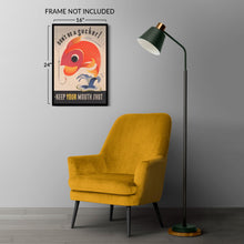 Load image into Gallery viewer, 1944 Don't Be a Sucker Keep Mouth Shut WWII Propaganda Poster - World War II Home Front Security - Archival Reproduction
