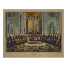 Cargar imagen en el visor de la galería, Digitally Restored and Enhanced 1870 Vatican Council Print - Pope Pius IX First Ecumenical Assembly Catholic Church - Papal History - Archival Print
