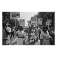 Load image into Gallery viewer, Digitally Restored and Enhanced 1963 March on Washington Print - Civil Rights Movement DC King Era Photograph - Jobs and Freedom - Archival Print
