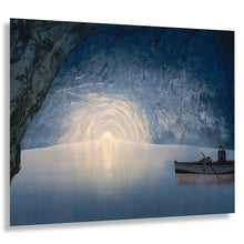 Cargar imagen en el visor de la galería, Digitally Restored and Enhanced 1890 Blue Grotto Capri Italy Print - Mediterranean Cave Natural Wonder Grand Tour - Bay of Naples - Archival Print
