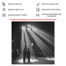 Load image into Gallery viewer, Digitally Restored and Enhanced 1943 Chicago Union Station Print - WWII Home Front Railroad Terminal Waiting Room - Wartime Travel - Archival Print
