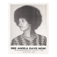 Load image into Gallery viewer, Digitally Restored and Enhanced 1971 Free Angela Davis Poster Print - Civil Rights Protest Art Political Graphics - Movement Era - Archival Print
