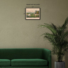 Cargar imagen en el visor de la galería, Digitally Restored and Enhanced 1856 Upper Mississippi Indian Village Print - Currier Ives River Landscape Native American - Antebellum - Archival Print
