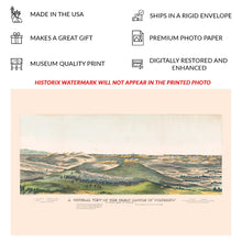 Cargar imagen en el visor de la galería, Digitally Restored and Enhanced 1859 Great Battle of Solferino Print - Italian Unification France Austria Military Art - Red Cross - Archival Print
