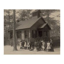 Cargar imagen en el visor de la galería, Digitally Restored and Enhanced 1900 South Carolina School Children Print - African American Education Rural Schoolhouse - Jim Crow Era - Archival Print
