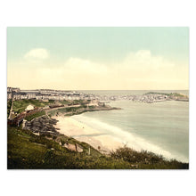 Load image into Gallery viewer, Digitally Restored and Enhanced 1890 St Ives Cornwall England Print - Victorian Seaside Fishing Harbor Celtic Coast - Old World - Archival Print
