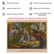 Cargar imagen en el visor de la galería, Digitally Restored and Enhanced 1852 Squirrel Shooting Print - Currier Ives Hunting Dogs Woodland Sporting Antebellum - Field Sports - Archival Print
