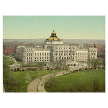 Load image into Gallery viewer, Digitally Restored and Enhanced 1902 Library of Congress Print | Washington DC Architecture Capitol Hill Landmark Art | Office Decor, Americana
