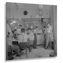 Load image into Gallery viewer, Digitally Restored and Enhanced 1942 Italian American Cafe NYC Print - Greenwich Village MacDougal Street WWII Era - Espresso Culture - Archival Print
