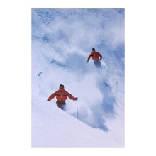 Load image into Gallery viewer, Digitally Restored and Enhanced 1956 Zermatt Switzerland Skiing Print - Swiss Alps Matterhorn Winter Sports - Golden Age Alpine - Archival Print
