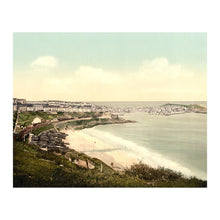 Load image into Gallery viewer, Digitally Restored and Enhanced 1890 St Ives Cornwall England Print - Victorian Seaside Fishing Harbor Celtic Coast - Old World - Archival Print
