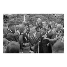 Cargar imagen en el visor de la galería, Digitally Restored and Enhanced 1963 Civil Rights Leaders White House Print - March on Washington Kennedy Meeting - Historic Summit - Archival Print
