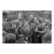 Cargar imagen en el visor de la galería, Digitally Restored and Enhanced 1963 Civil Rights Leaders White House Print - March on Washington Kennedy Meeting - Historic Summit - Archival Print
