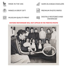 Load image into Gallery viewer, Digitally Restored and Enhanced 1957 Althea Gibson Tennis Print - Brooklyn Clinic Champion African American Sports History - Wimbledon Era - Archival Print
